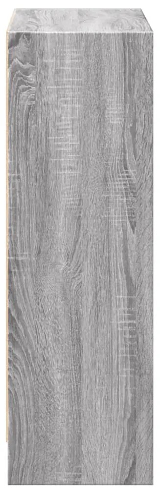 Estante 60x24x76 cm derivados de madeira cinzento sonoma