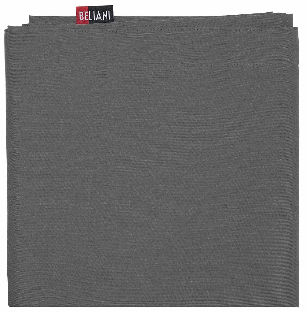 Pufe almofada cinzento escuro 140 x 180 cm FUZZY Beliani