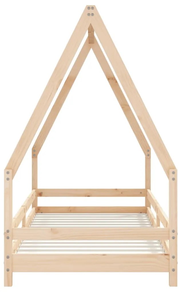 Estrutura de cama infantil 90x200 cm pinho maciço