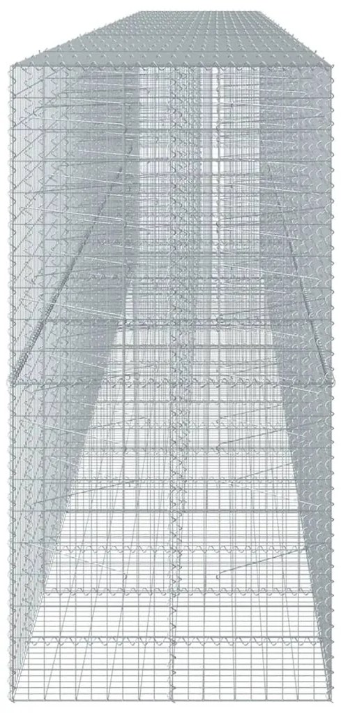 Cesto gabião com cobertura 950x100x200 cm ferro galvanizado