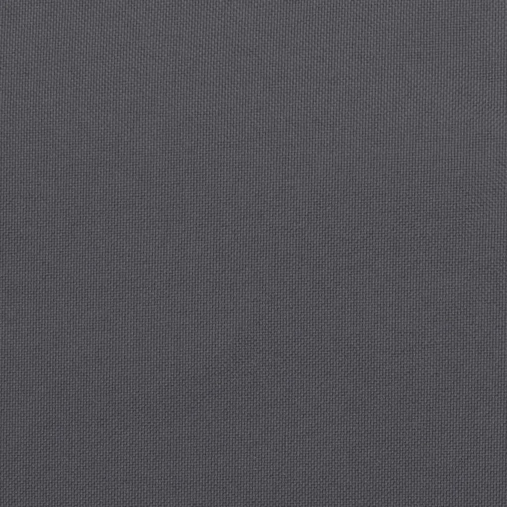 Almofadões p/ cadeiras jardim 6pcs 40x40x4 cm oxford antracite