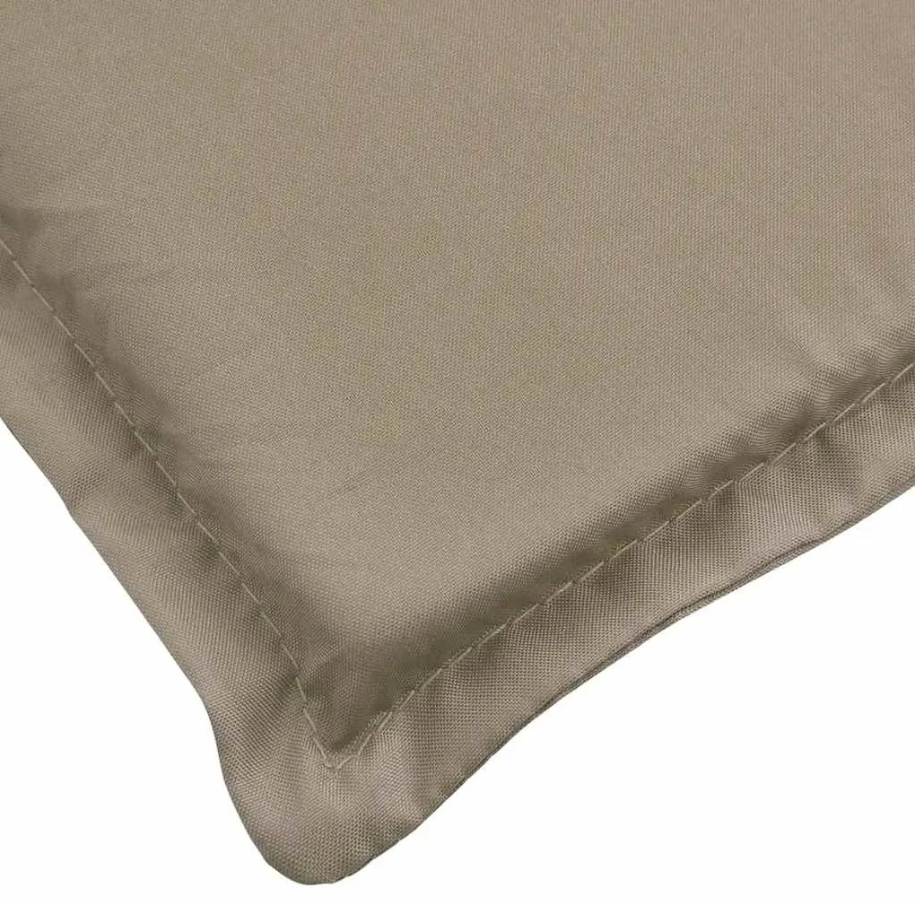Almofadão cadeira de terraço (75+105)x50x4 cm cinza-acastanhado