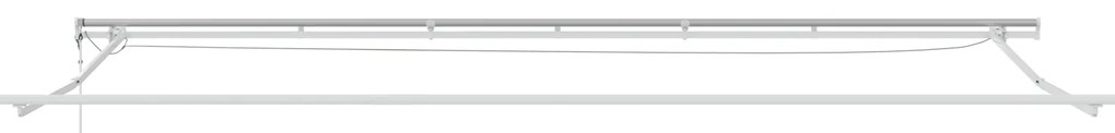 Toldo Retrátil Automático vidaXL com LED Preto 600x350 cm