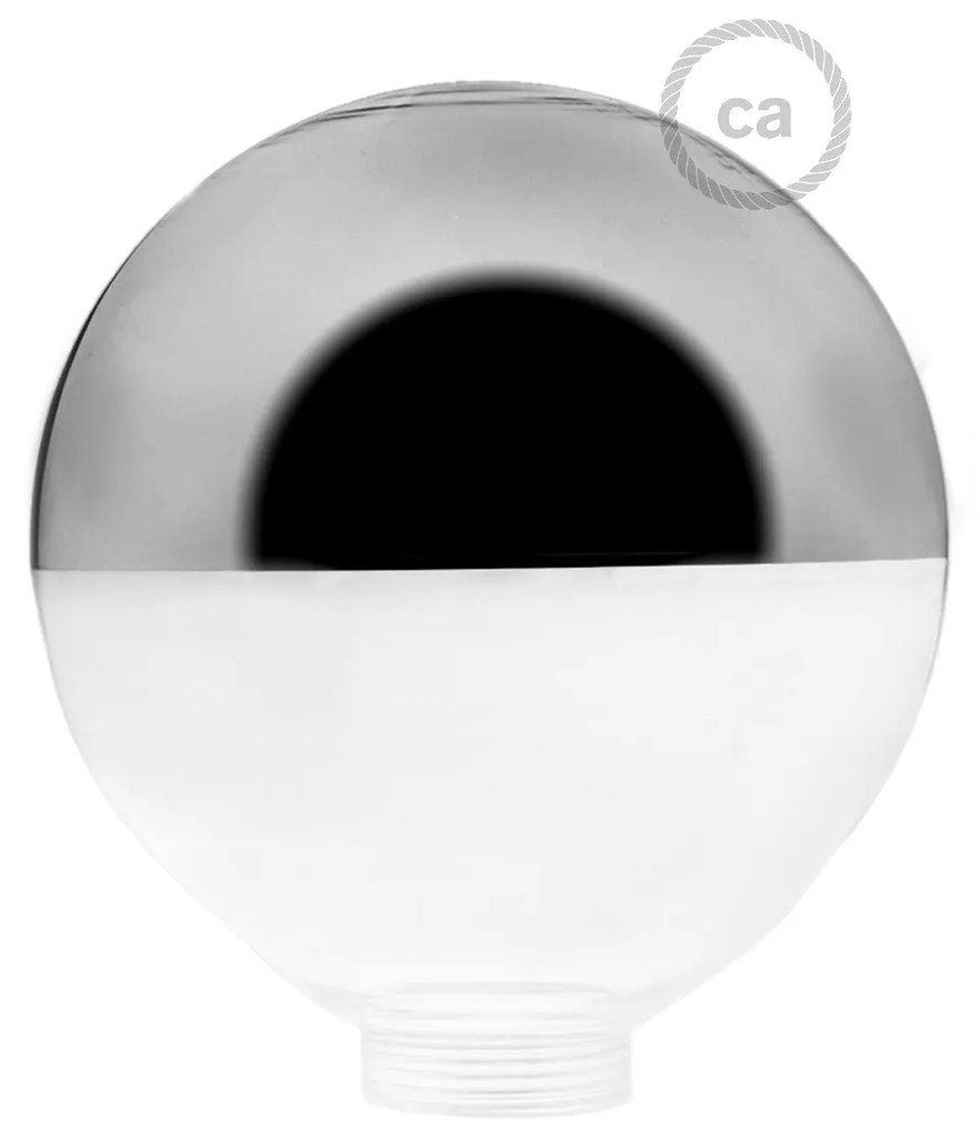 Bulb for modular decorative light bulb G125 Silver Semisphere