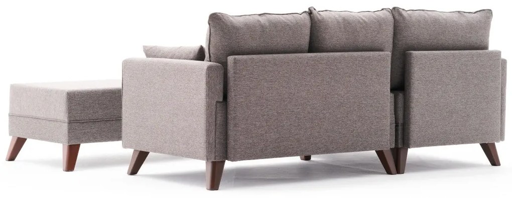 Sofá-Cama de Canto Bella – Castanho – 205 cm Largura x 85 cm Altura x
