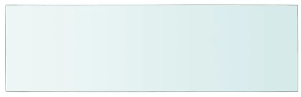 Prateleiras 2 pcs 80x25 cm vidro transparente