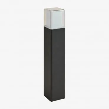 Baliza Led De Exterior Em Alumínio Torevi Preto & ↑50 Cm - Sklum