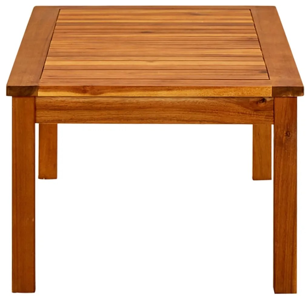 Mesa de centro p/ jardim 90x50x36 cm madeira de acácia maciça