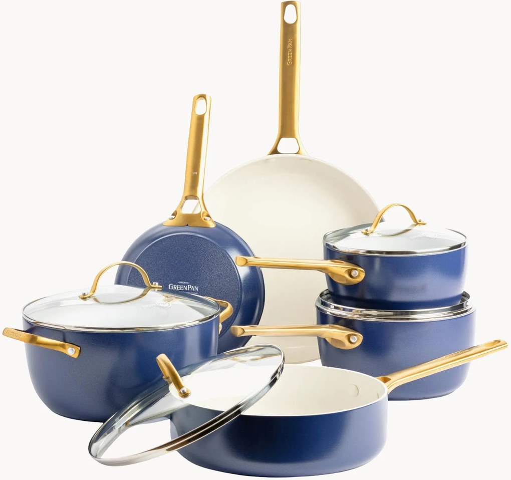 Conjunto de cozinha com tampas Padova, conjunto de 10
