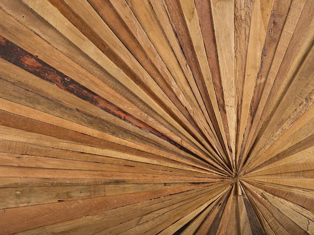 Decoração de parede em madeira MERIDA Beliani