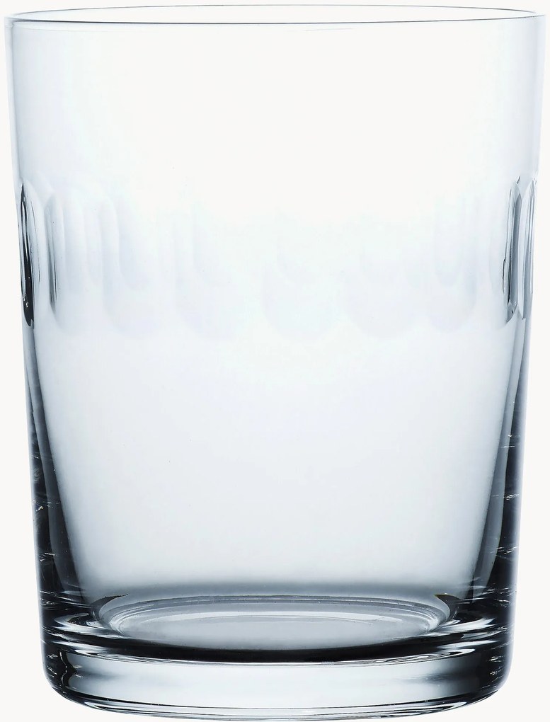 Copos em cristal artesanal Lens, conjunto de 4