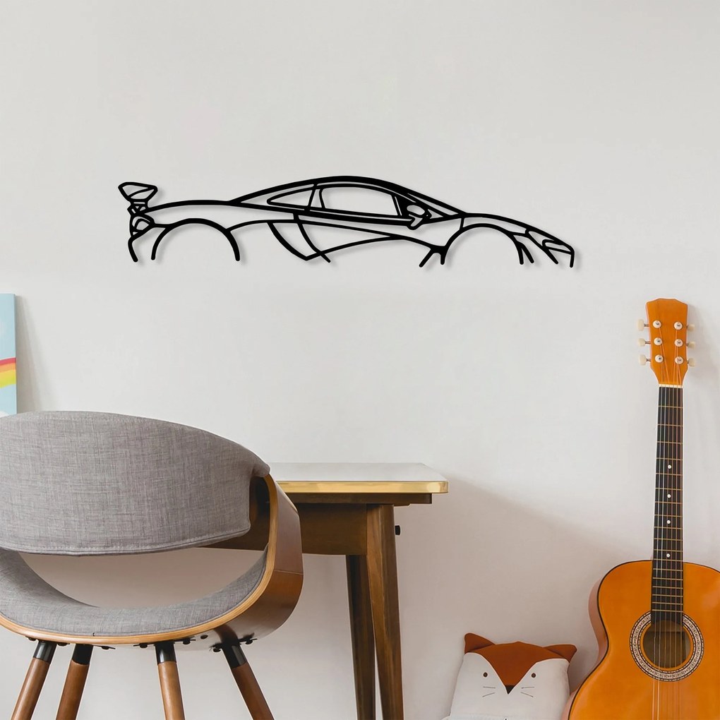 Acessório Decorativo de Parede Model-602 – Preto – 68 x 14 cm