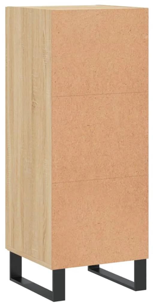 Aparador 34,5x34x90 cm madeira processada cor carvalho sonoma