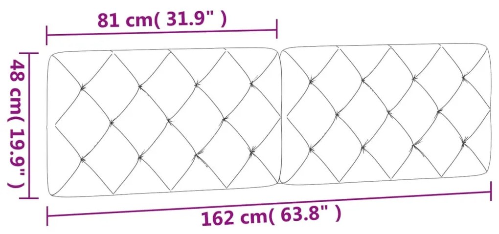 Almofadão de cabeceira 160 cm veludo rosa