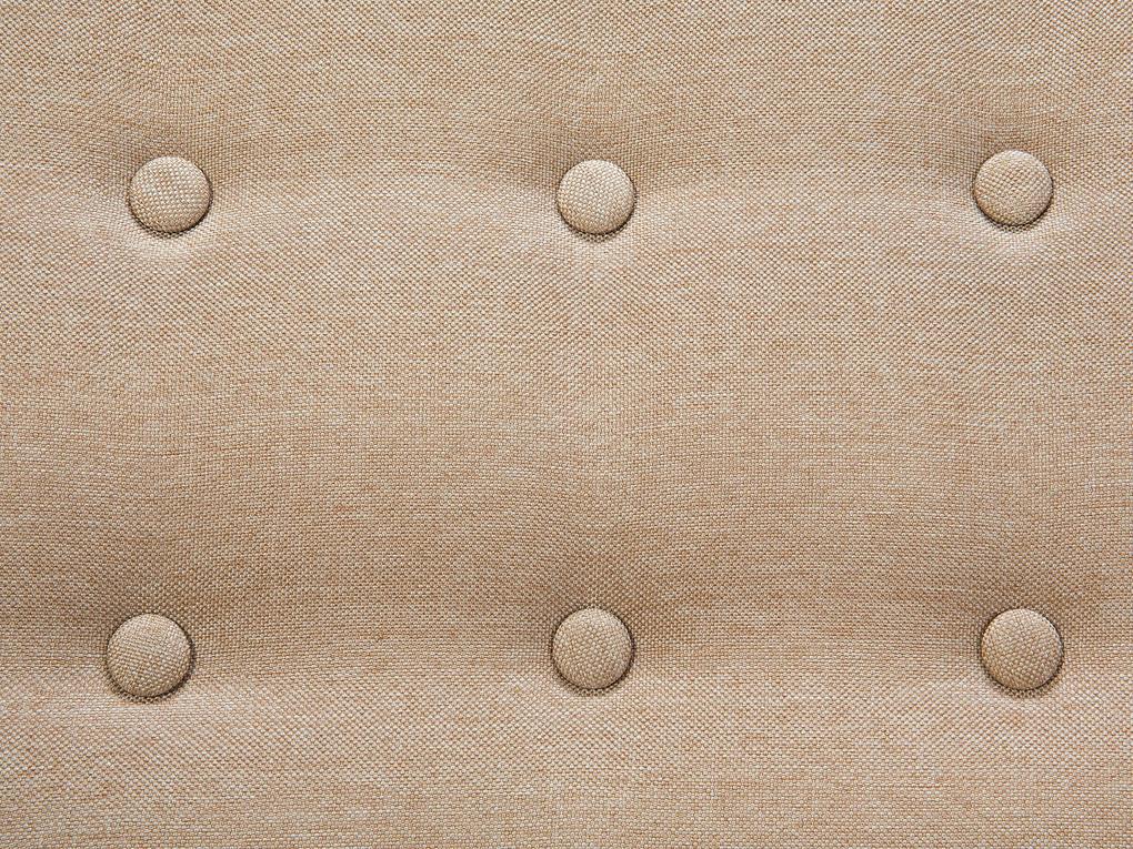 Sofá de 3 lugares em tecido creme MOTALA Beliani