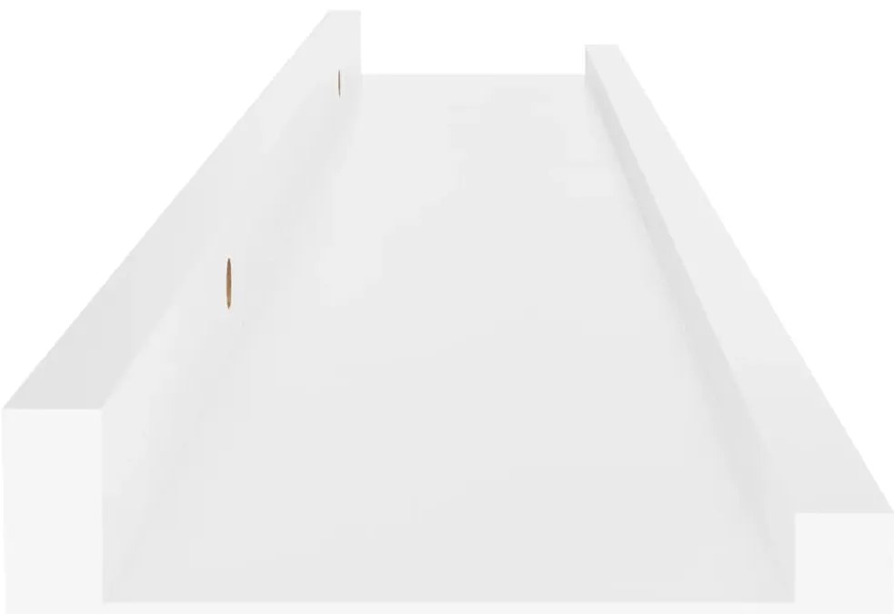 Prateleiras de parede 4 pcs 60x9x3 cm branco