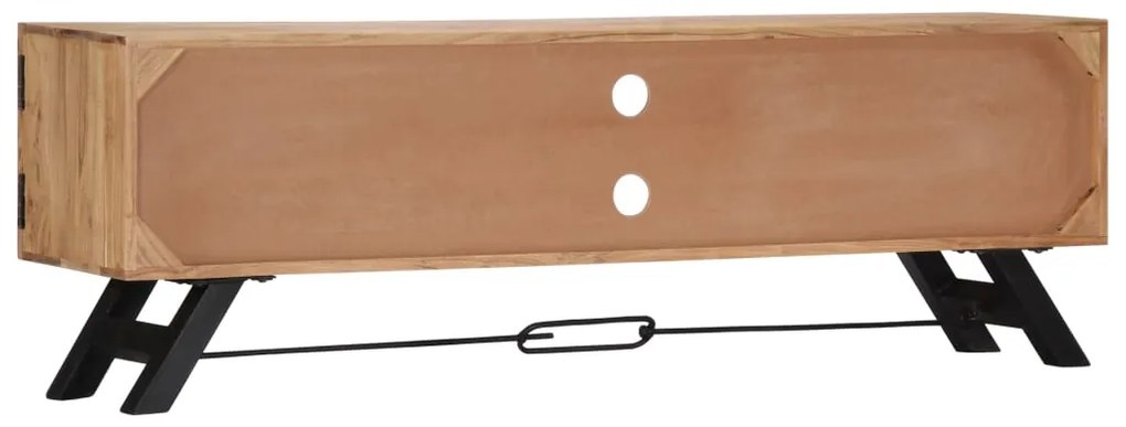 Móvel de TV 140x30x45 cm madeira de acácia maciça