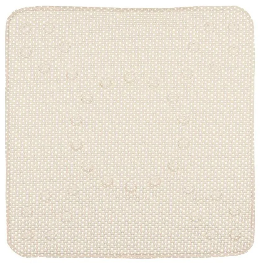 Tapete Antiderrapante para Duche Bege PVC 53 x 52,5 x 1 cm (6 Unidades)