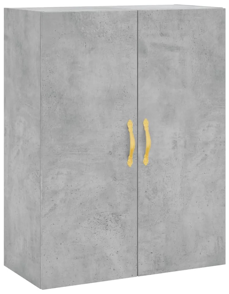 Armário alto 69,5x34x180 cm derivados de madeira cinza cimento