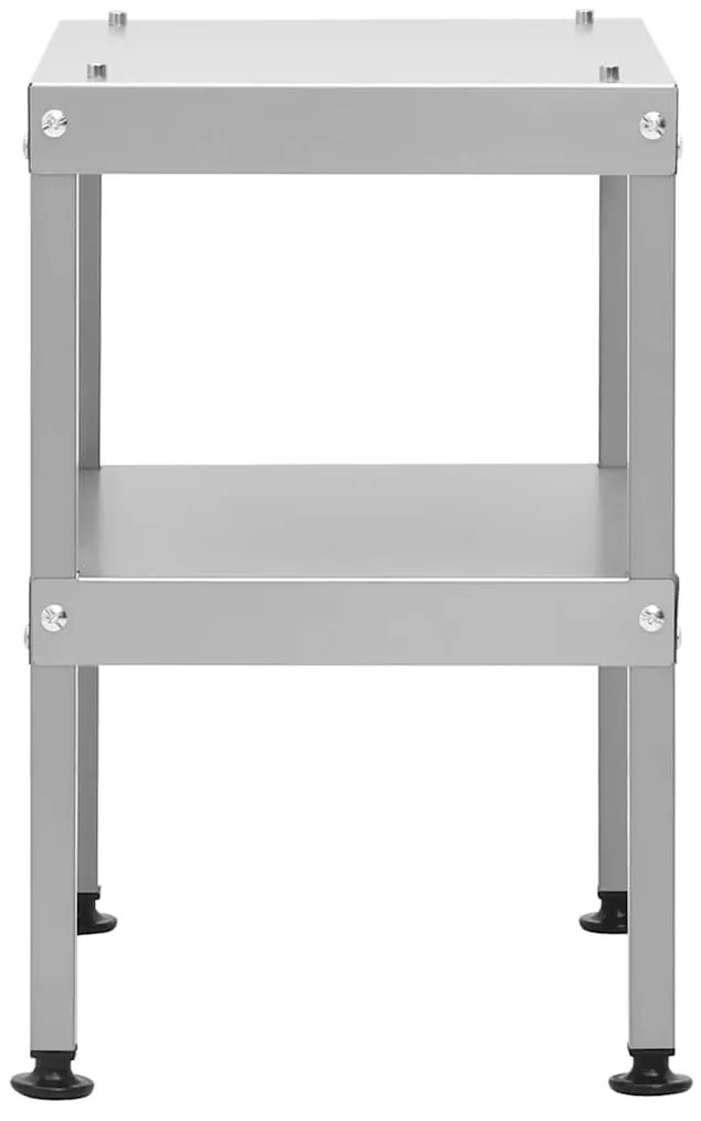 Defumador com mesa aço galvanizado