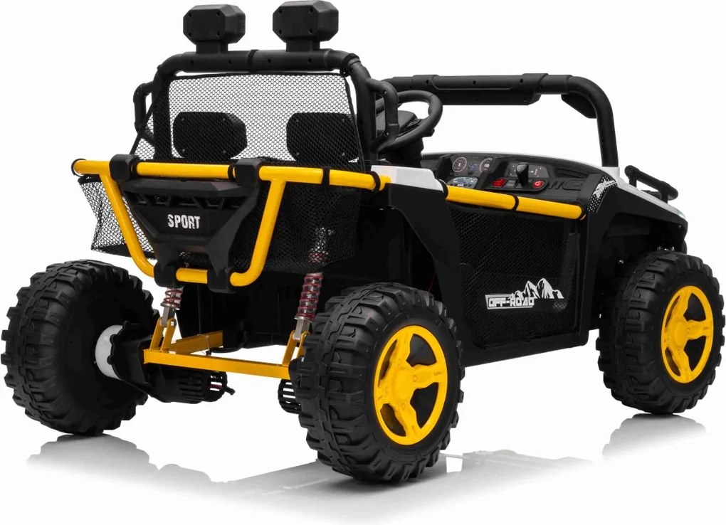 Carro elétrico para Crianças 24V Buggy UTV SPEED Rodas de espuma EVA Branco