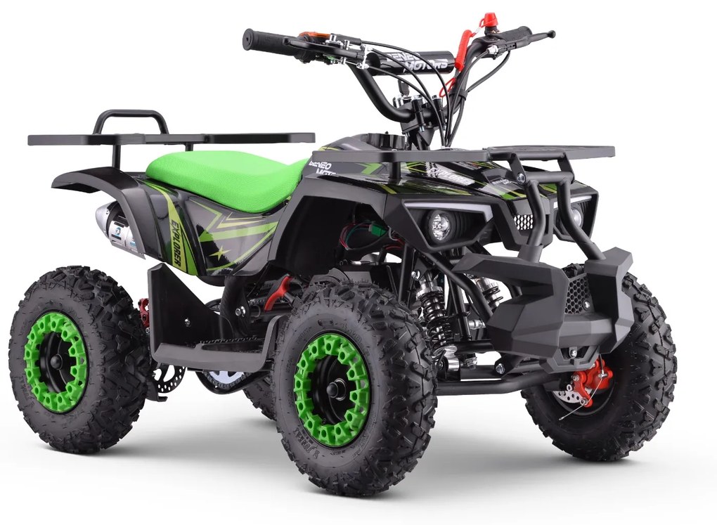 Moto 4 para crianças Gasolina 50cc ATV Explorer Verde