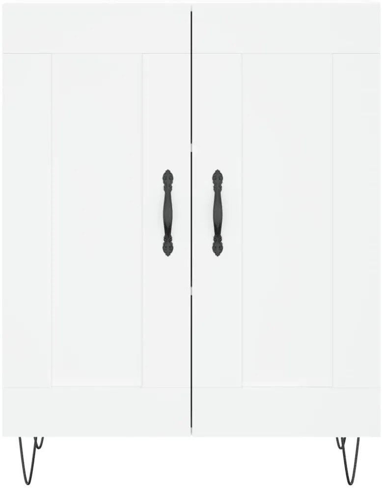 Armário alto 69,5x34x180 cm derivados de madeira branco