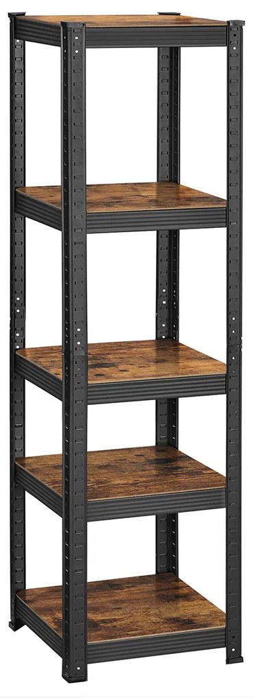 Prateleira modular industrial ajustável para sala e cozinha | SONGMICS | 37 x 37 x 150 cm | GLR037B01.