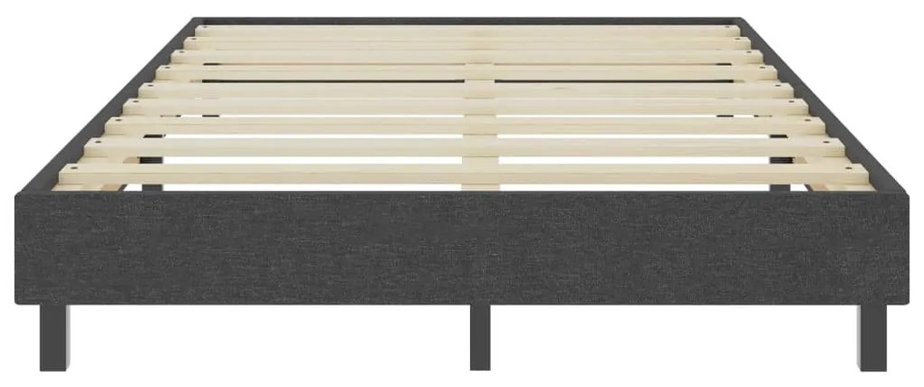 Cama boxspring 120x200 cm tecido cinzento