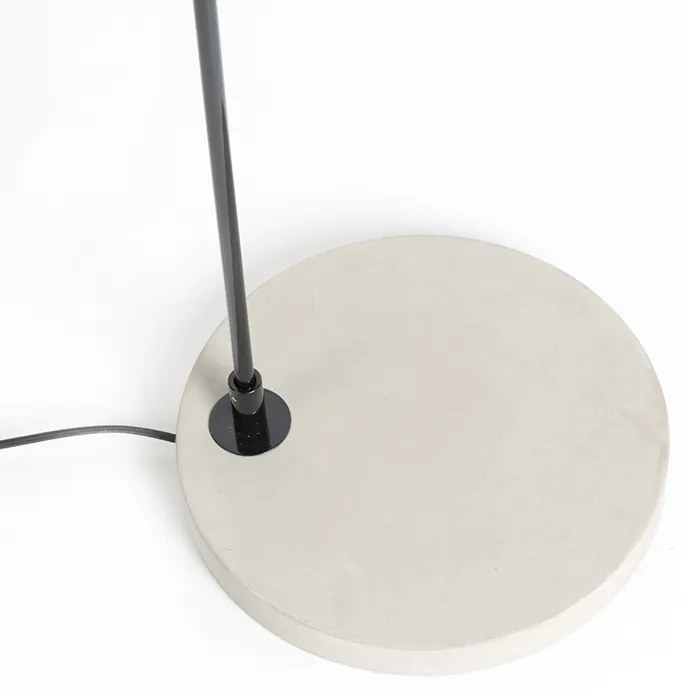 Candeeiro de pé moderno com cúpula preta - Bend Moderno