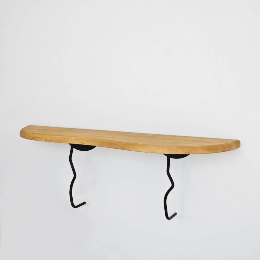 Prateleira de Parede Edera – Preto Carvalho – 99 cm x 22 cm