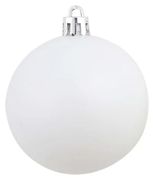 Conjunto de bolas de natal 100 pcs 3/4/6 cm branco/cinzento