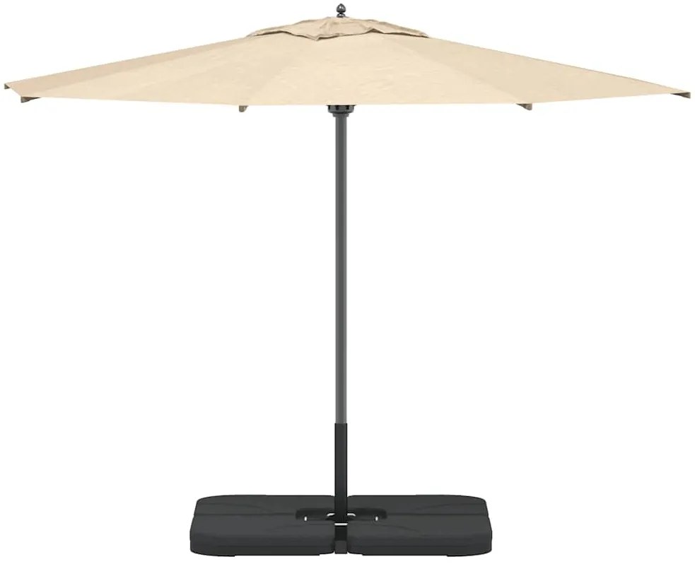 Base de guarda-sol portátil areia/água 60 L