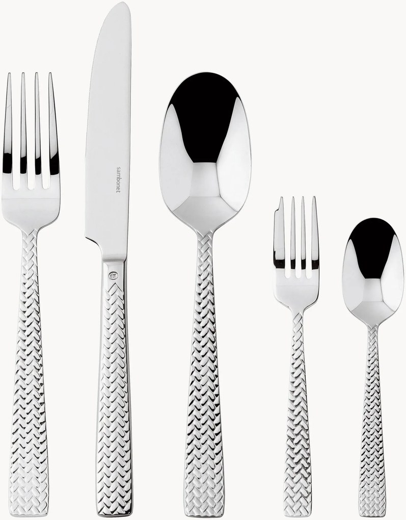 Conjunto de talheres em aço inoxidável Cortina, 6 pessoas, conjunto de 30