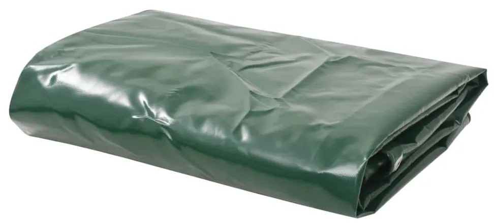 43821 vidaXL Lona 650 g/m² 3x5 m verde