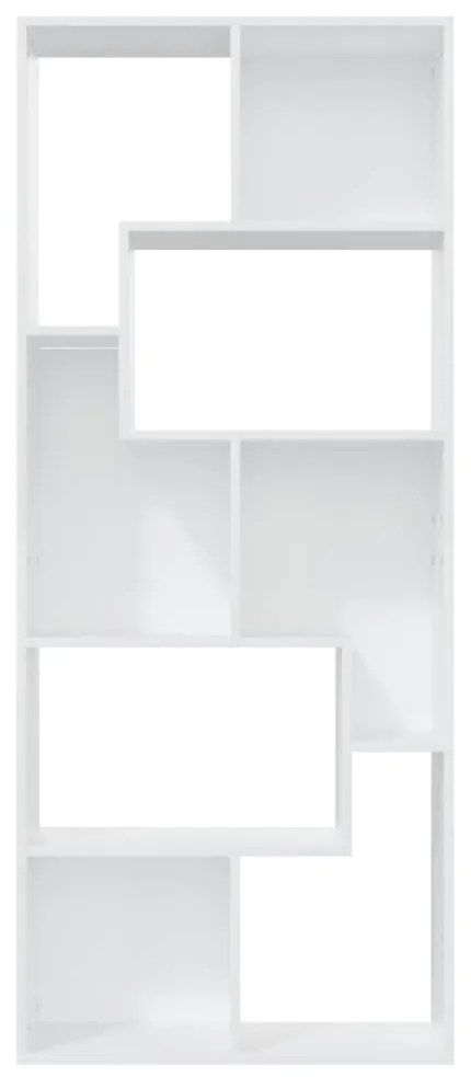 Estante 67x24x161 cm contraplacado branco