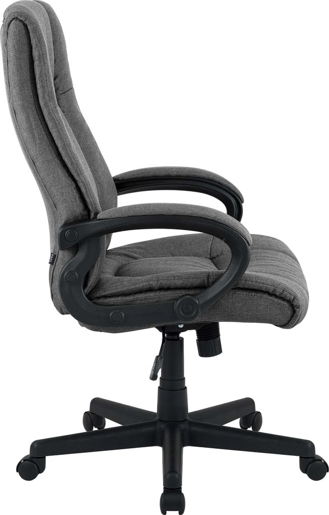 Cadeira de escritório XL Sparta Tecido Cinza Escuro