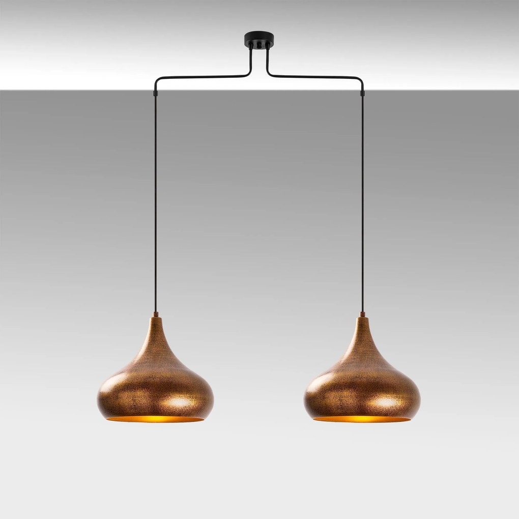 Candeeiro de Teto Muba – Patina – 95 x 26 x 141 cm