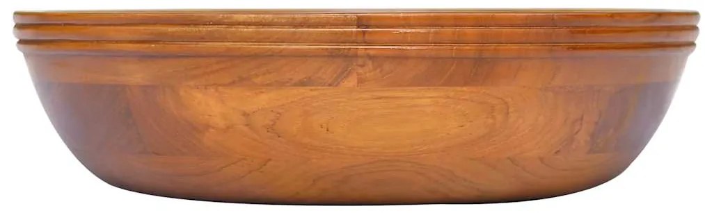 Lavatório Φ40x10 cm madeira de teca maciça