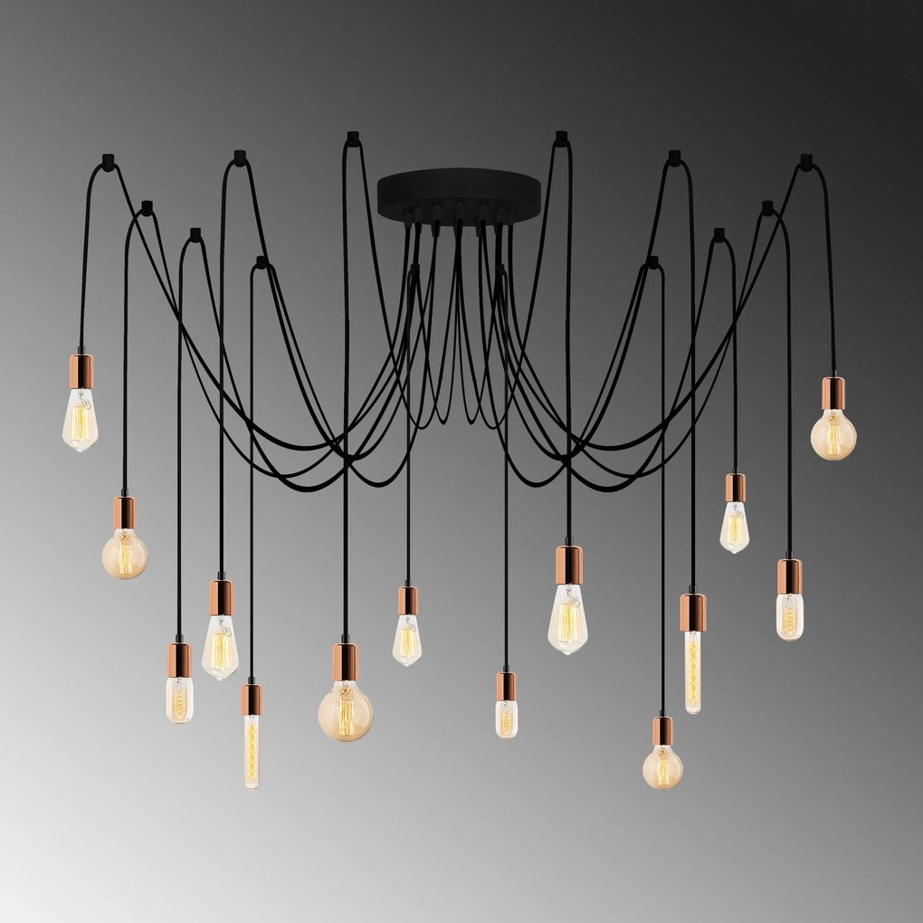 Candeeiro de Teto Kabluni – Cobre – 216 x 216 cm