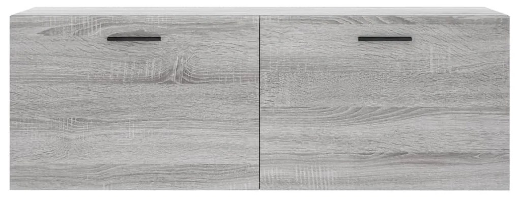 Armário parede 100x36,5x35 cm derivados de madeira cinza sonoma