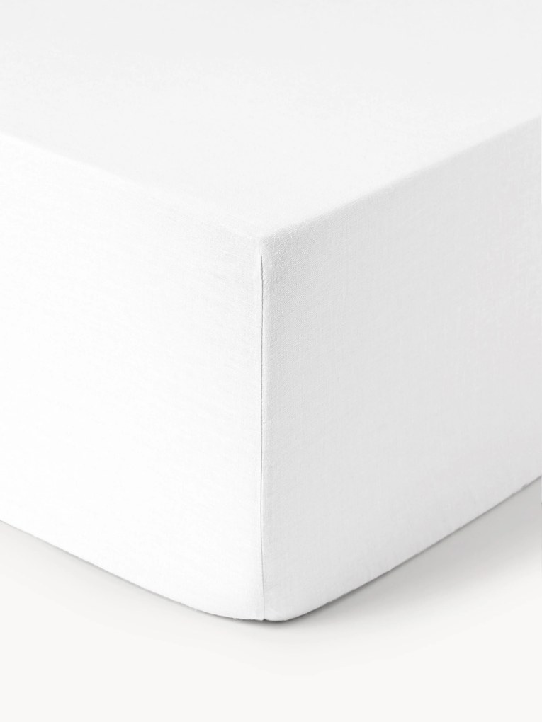 Lençol elástico em linho lavado para divã Airy