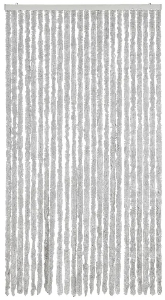 Cortina anti-insetos 100x230 cm chenille cinzento