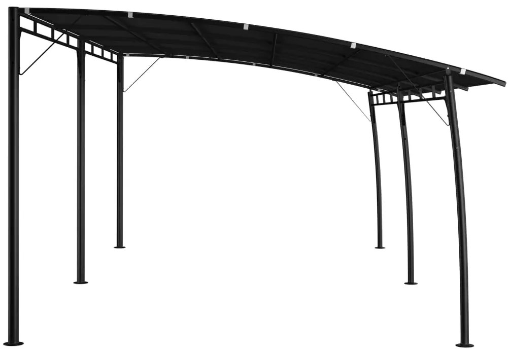 Toldo para-sol de jardim 6x3x2,55 m antracite