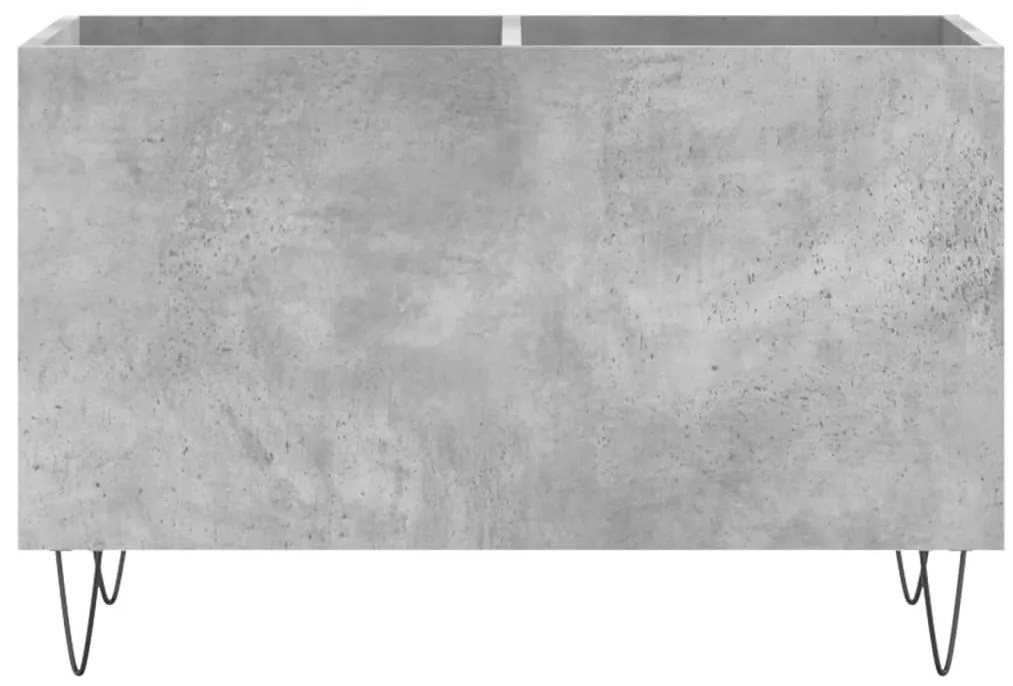 Armário p/ discos 74,5x38x48 cm derivados madeira cinza-cimento