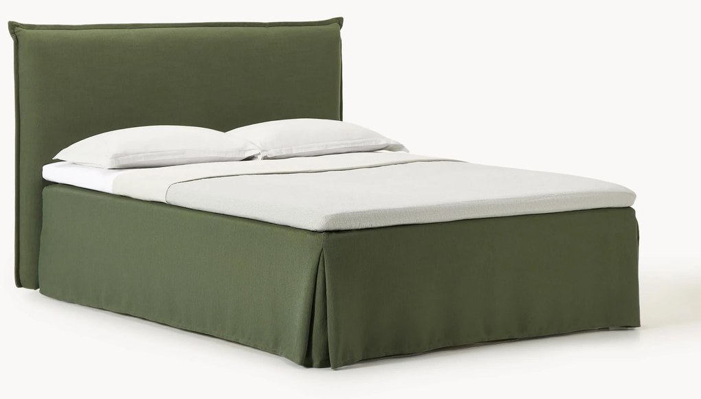 Cama de casal estofada Viola