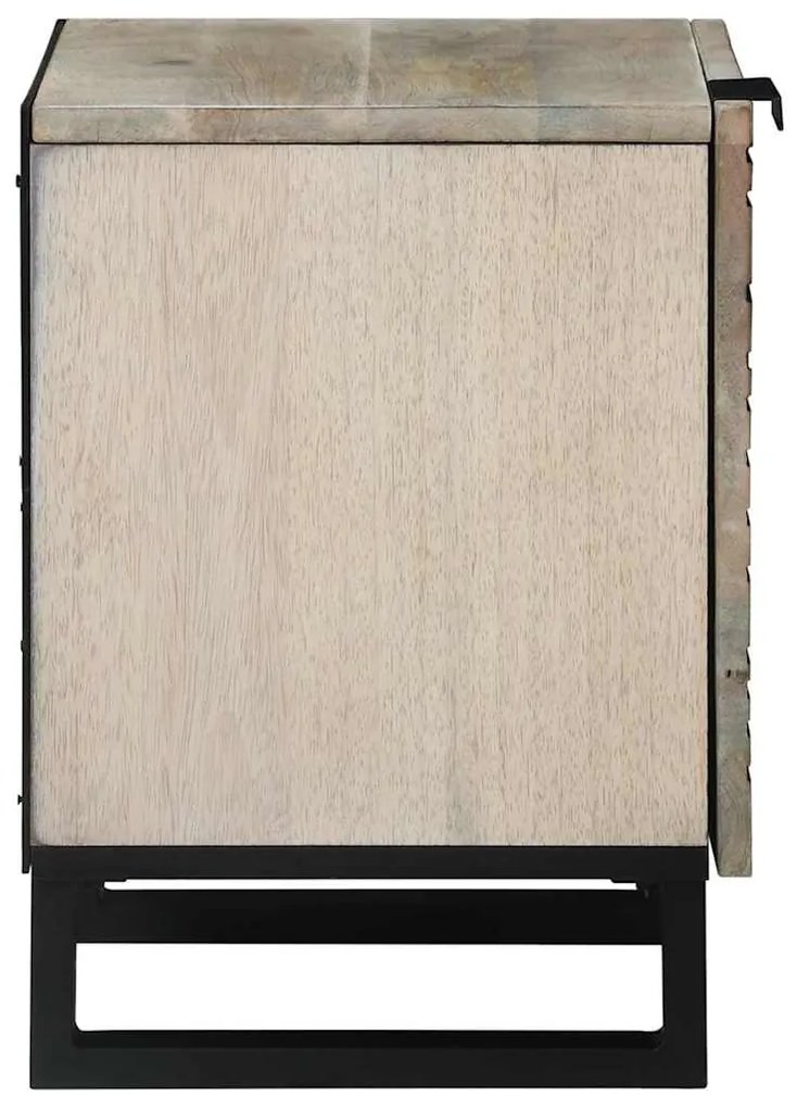 Mesas de cabeceira 2 pcs Natural 40 x 33.5 x 46 cm