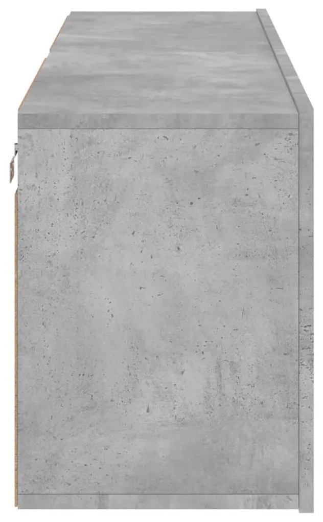Móveis de parede para TV 2 pcs 60x30x41 cm cinzento cimento