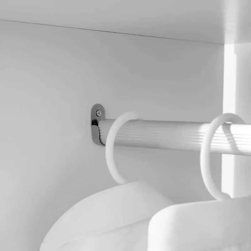 Roupeiro Abert Branco - Design Nórdico