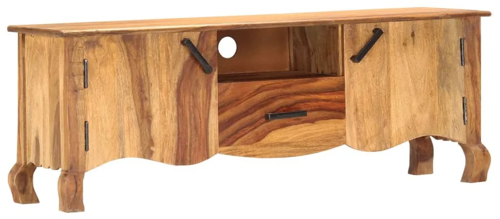 Móvel de TV 115x30x42 cm madeira maciça